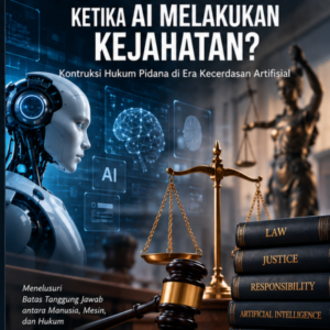 SIAPA YANG BERTANGGUNG JAWAB KETIKA AI MELAKUKAN KEJAHATAN?: Kontruksi Hukum Pidana di Era Kecerdasan Artifisial